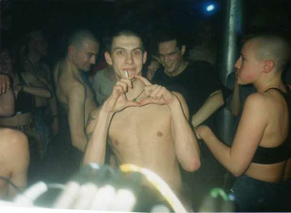 Crowd dancing at an Egebamyasi live show