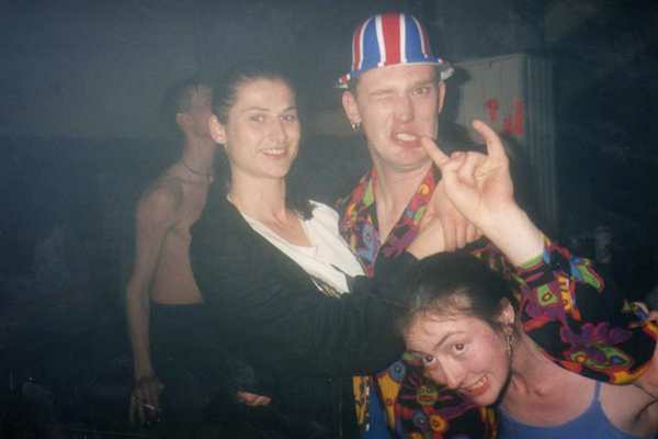 Crowd dancing at an Egebamyasi live show