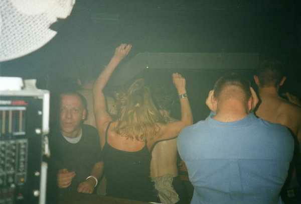 Crowd dancing at an Egebamyasi live show