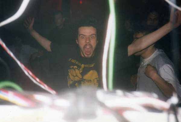 Crowd dancing at an Egebamyasi live show