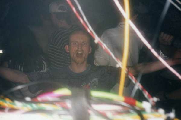 Crowd dancing at an Egebamyasi live show