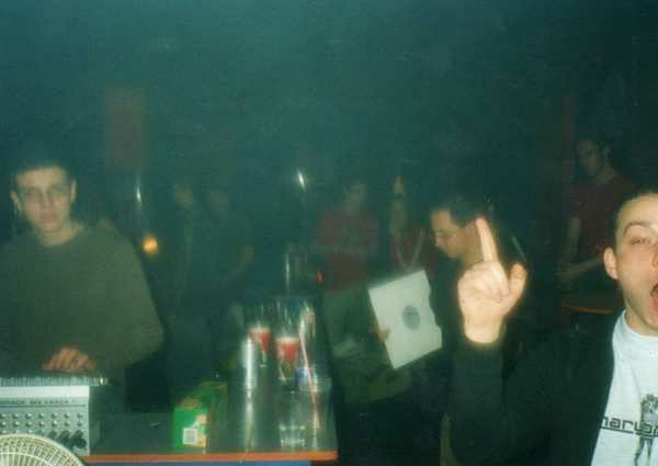 Crowd dancing at an Egebamyasi live show